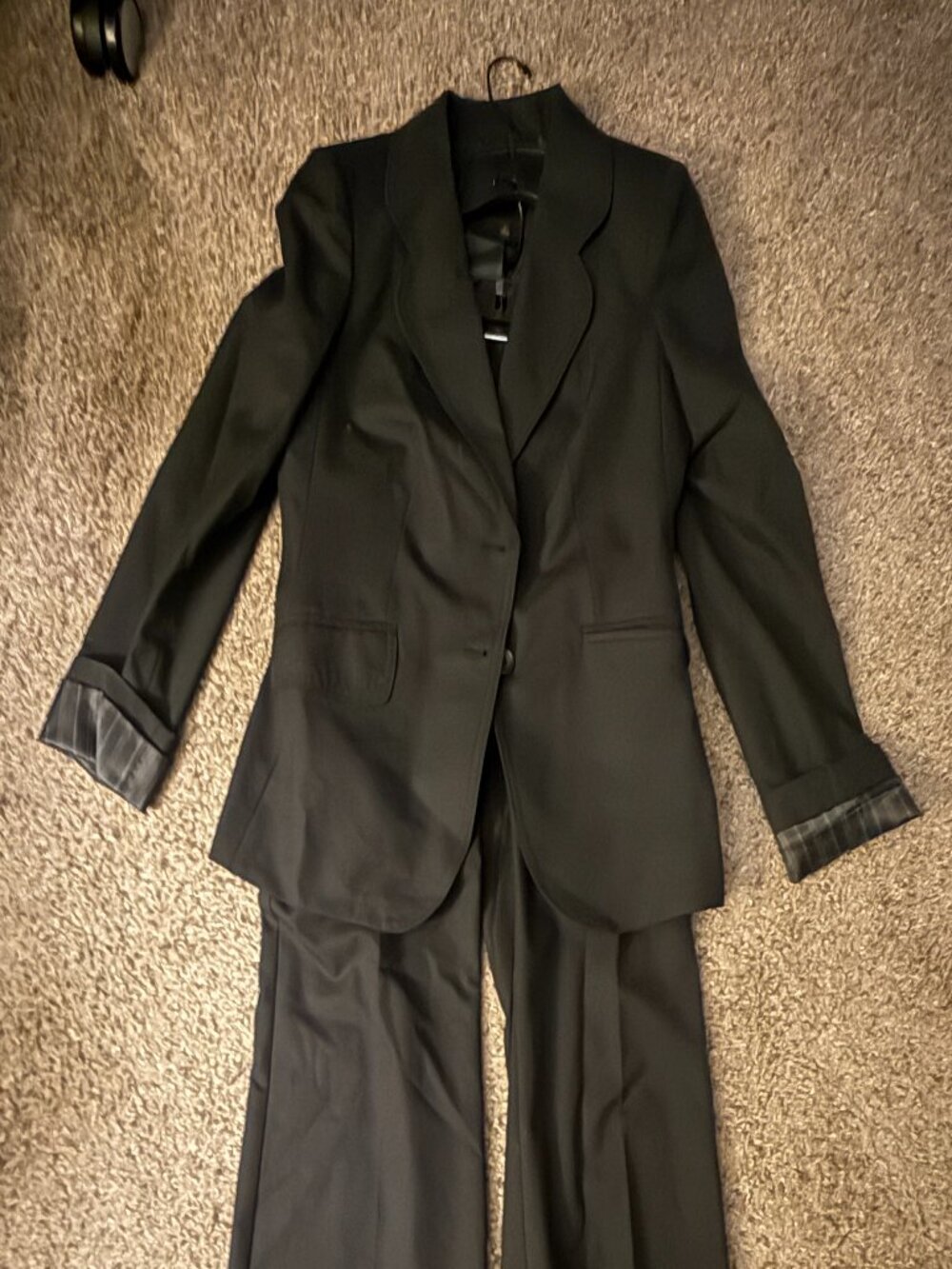 The Limited Black Women's Pant Suit Set | Blazer Size 6 & Cassidy Fit Pants 2R